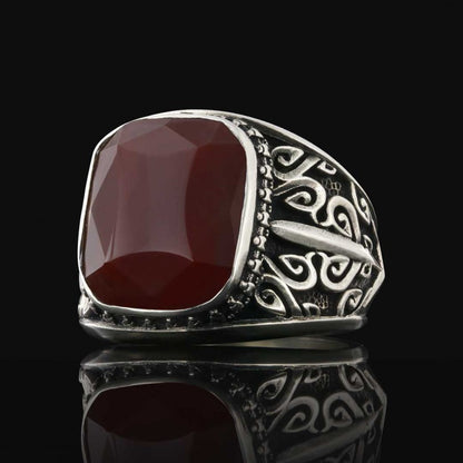 Unique 925 Sterling Silver Men Ring