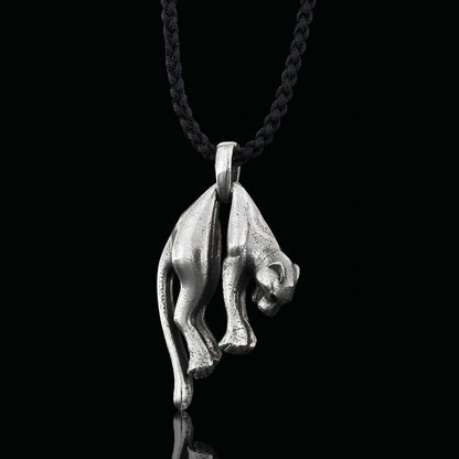 925 Sterling Silver Pendant Necklace Panther