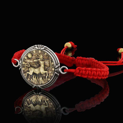 925 Sterling Silver Sagittarius Bracelet