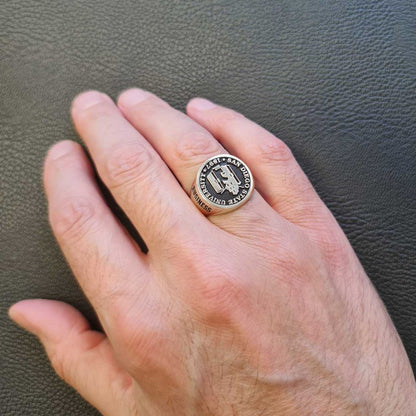 925 Sterling Silver San Diego State University Ring