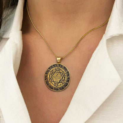 925 Sterling Silver Seal Of Solomon Pendant