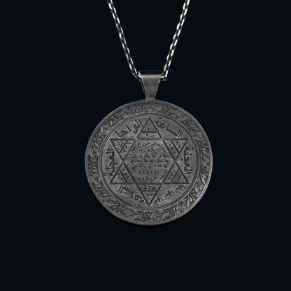 925 Sterling Silver Seal Of Solomon Pendant