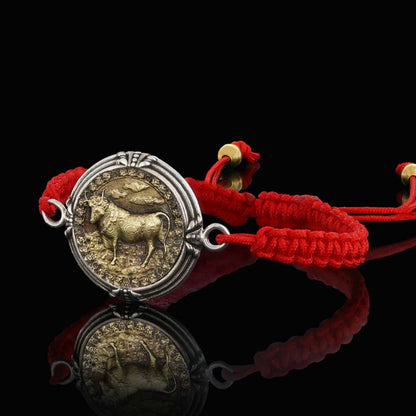 925 Sterling Silver Taurus Bracelet