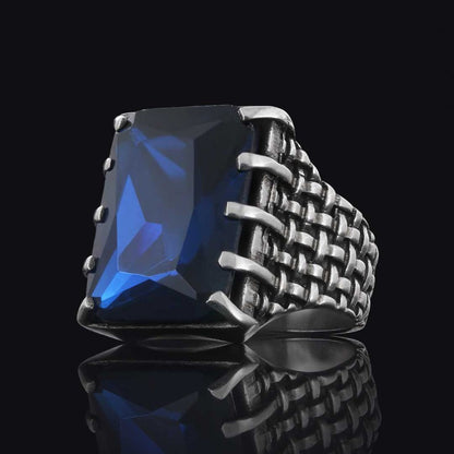 Arcana Silver Men Ring