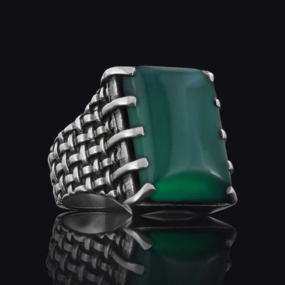 Arcana Silver Men Ring