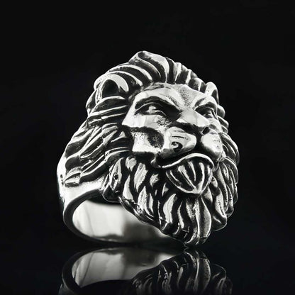 Lion Silver Ring