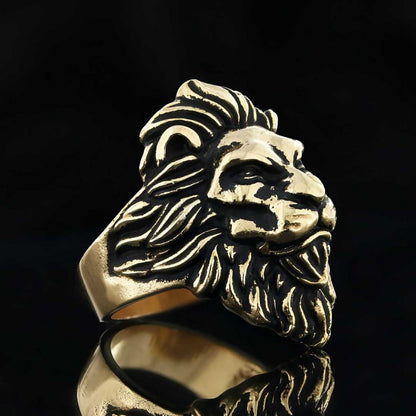 Lion Silver Ring