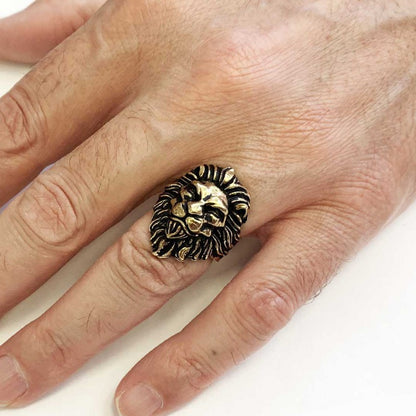 Lion Silver Ring