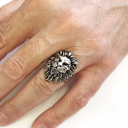 Lion Silver Ring