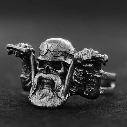 Biker Skull Ring