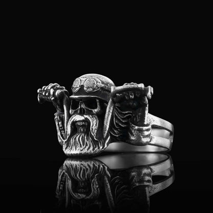 Biker Skull Ring