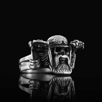Biker Skull Ring