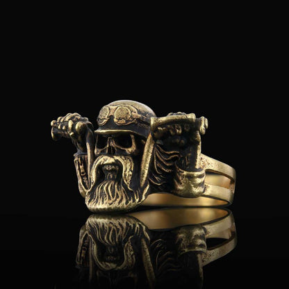 Biker Skull Ring