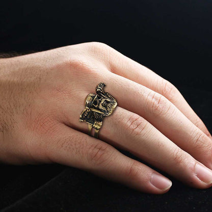 Biker Skull Ring
