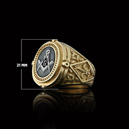 Blue Lodge Masonic Ring, Celtic Lodge Masonic Ring, Special Masonic Ring, Freemasonic Ring