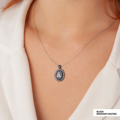 Buddha Necklace, Buddha Silver Pendant, Religious Necklace, Buddhist Gift, Goddess of Mercy Pendant