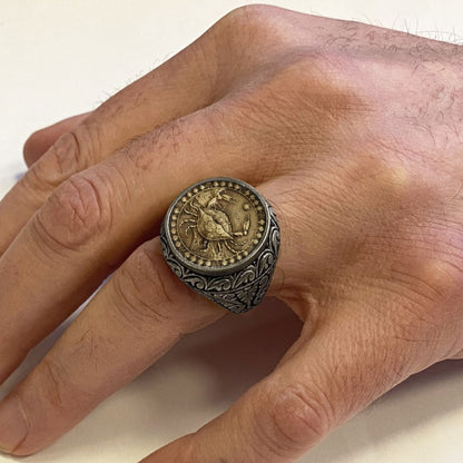 Cancer Zodiac Silver Ring
