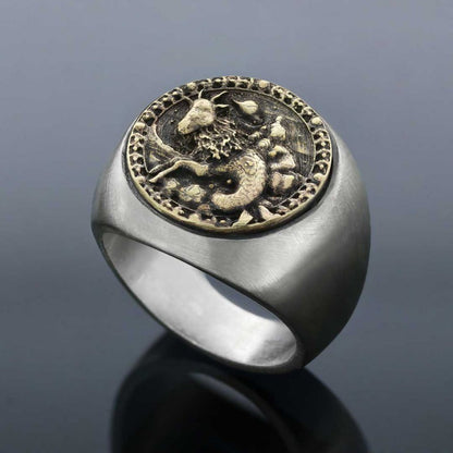 Capricorn Horoscope Ring