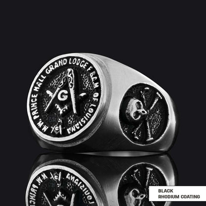 Celtic Lodge Masonic Ring, Round Mason Ring, Ancient Lodge Mason Ring