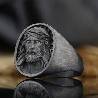 Jesus Engraved Ring