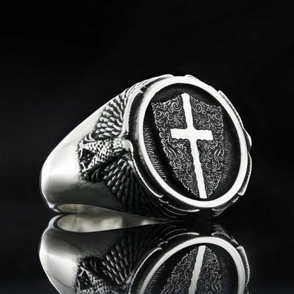 Crusader Shield Ring