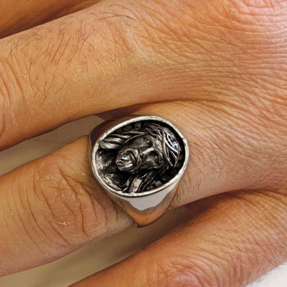 Jesus Engraved Ring