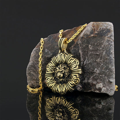 Custom Design Silver Leo Pendant