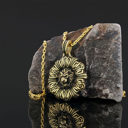 Custom Design Silver Leo Pendant