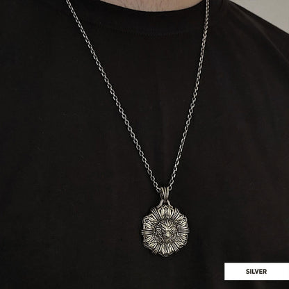 Custom Design Silver Leo Pendant