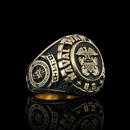 Custom Design US Naval War College Ring