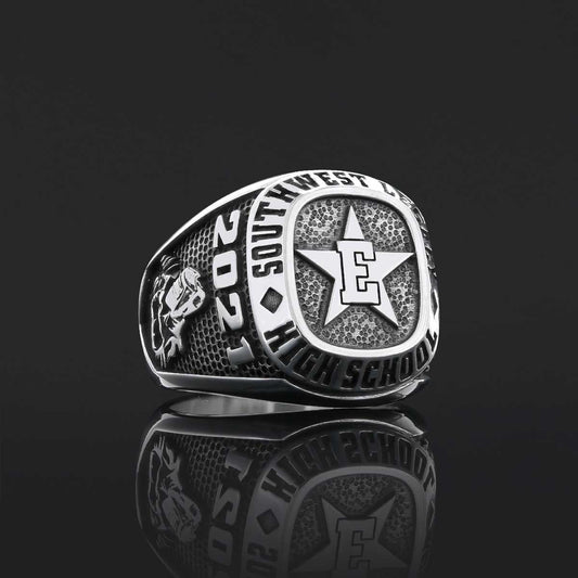 Custom High School Graduation Ring, Handmade University Ring, Class Ring, College Class Ring