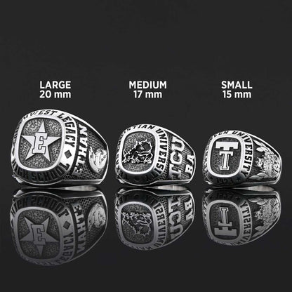 Custom High School Graduation Ring, Handmade University Ring, Class Ring, College Class Ring