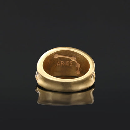 Custom Zodiac Leo Ring