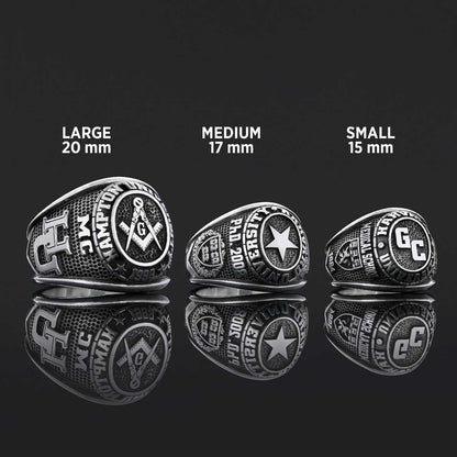 Customized High School Ring, Graduation Collage Ring, Harvard University Ring