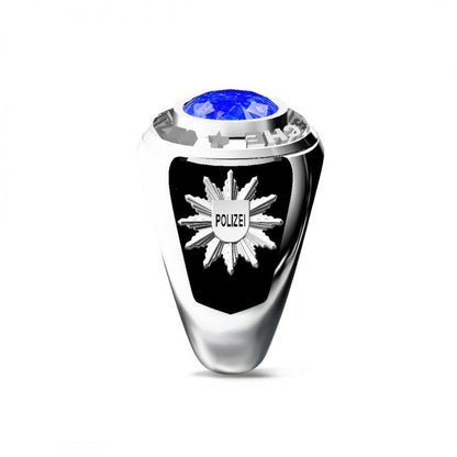 Deutsche Polizei Silver Ring