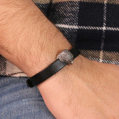 Eagle Leather Bracelet