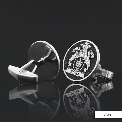 Custom Made Cufflinks, Engraved Name, Monogram or Symbol Gift for Him