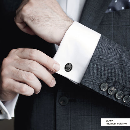 Custom Made Cufflinks, Engraved Name, Monogram or Symbol Gift for Him