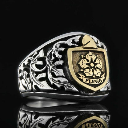 Celtic Design Flegg Family Ring