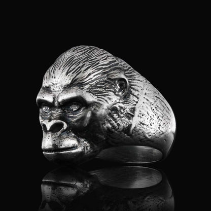 Gorilla Silver Ring