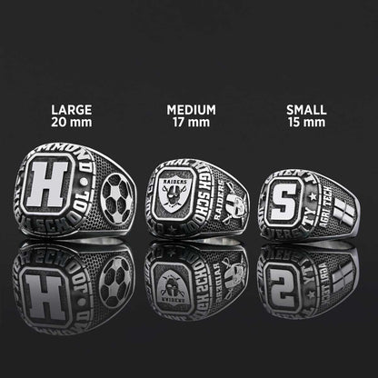 Hammund High School Ring, University Graduation Ring, Class Ring, College Class Ring