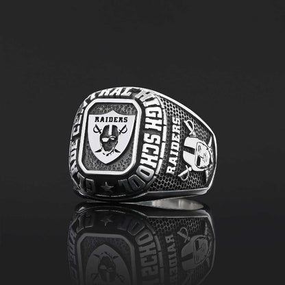 Hammund High School Ring, University Graduation Ring, Class Ring, College Class Ring