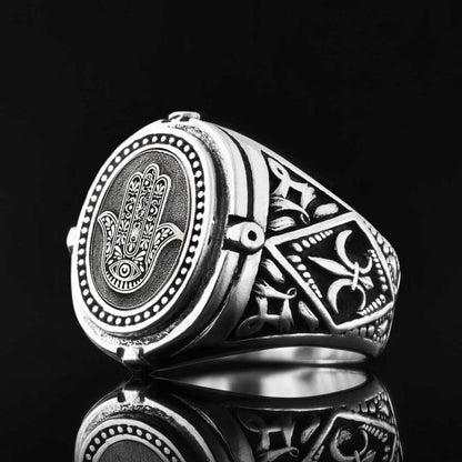 Hamsa Jewish Ring