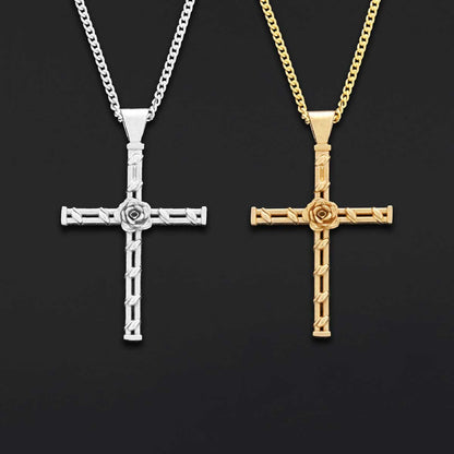 Handmade Amorc Necklace, Rosicrucian Jewelry, Cross Necklace