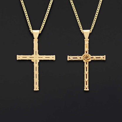 Handmade Amorc Necklace, Rosicrucian Jewelry, Cross Necklace