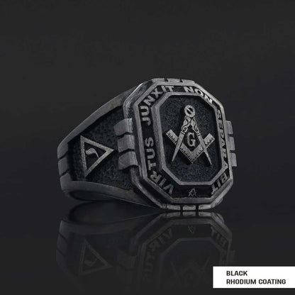 Handmade Lodge Masonic Ring, Custom Mason Ring