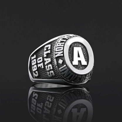 Handmade University Ring, Custom High School Graduation Ring, Class Ring, College Class Ring
