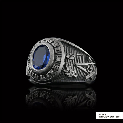 Hkembl Turkiye Masonic Ring, Free Mason Ring, Mens Masonic Rings, Masonic Jewelry