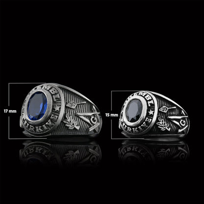 Hkembl Turkiye Masonic Ring, Free Mason Ring, Mens Masonic Rings, Masonic Jewelry
