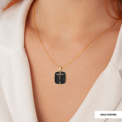 Jesus Cross Necklace, Silver Cross, Jesus Christ Cross Necklace, Catholic Cross, Jesus cross necklace, Religious Jewelry